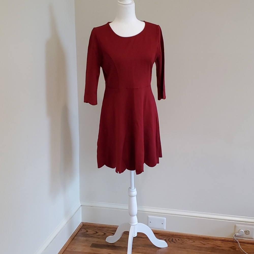 Burgundy dress size XL